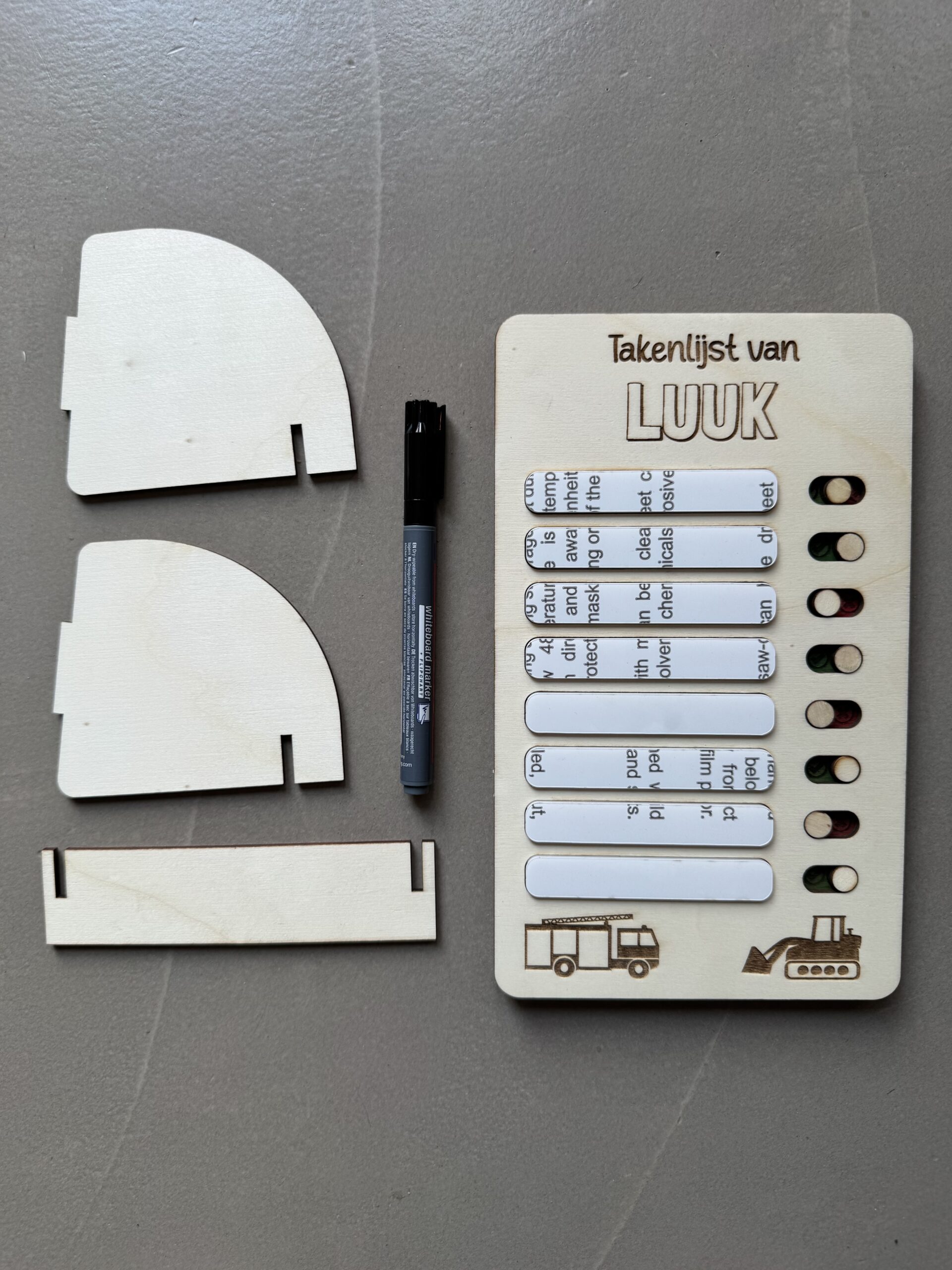 Takenplanner met aanpasbare naam - Afbeelding 3